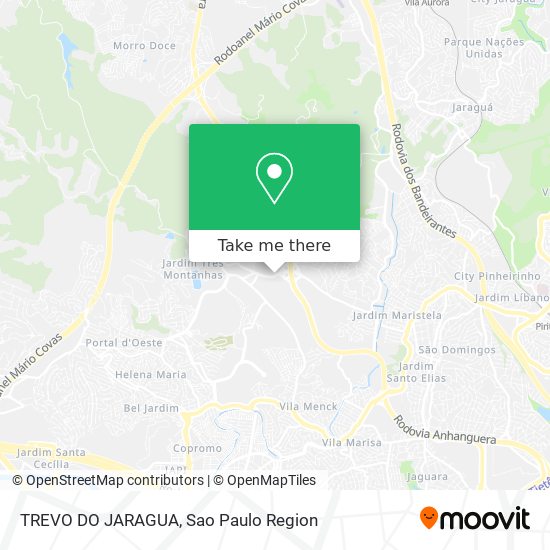 TREVO DO JARAGUA map