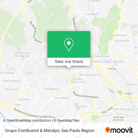 Grupo Combustol & Metalpó map