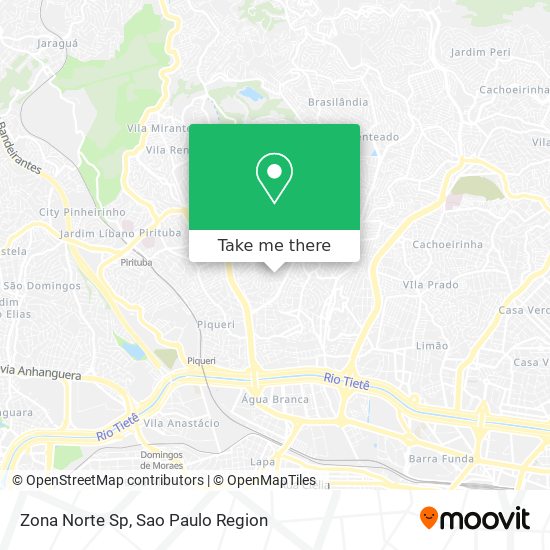 Zona Norte Sp map