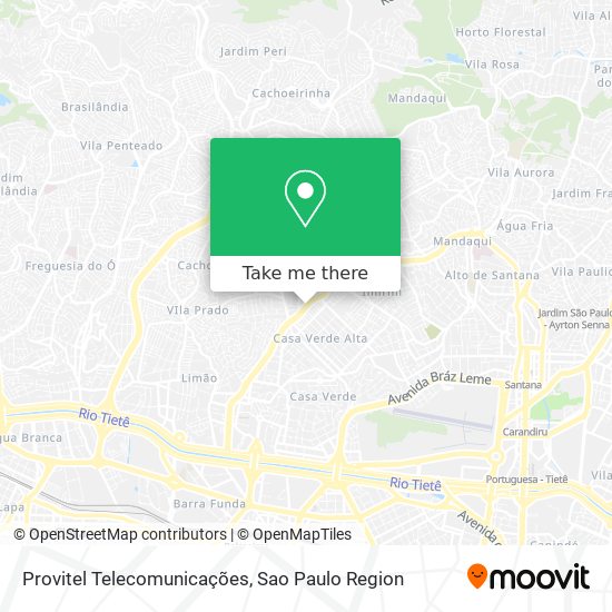 Provitel Telecomunicações map