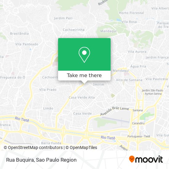 Rua Buquira map