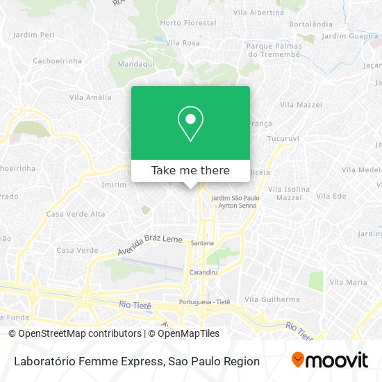 Laboratório Femme Express map