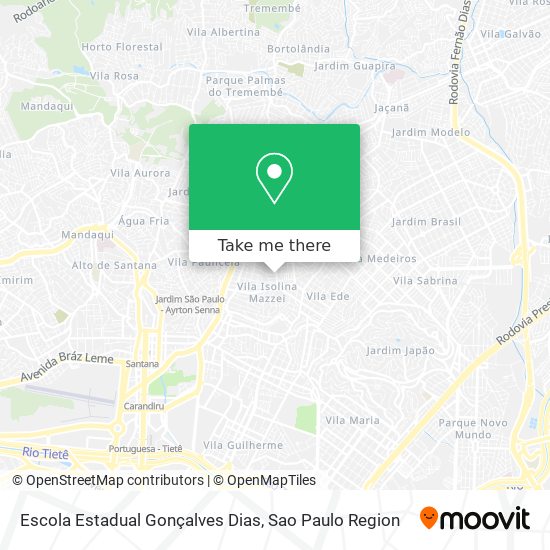 Escola Estadual Gonçalves Dias map