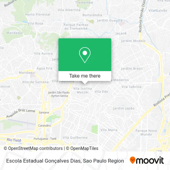 Escola Estadual Gonçalves Dias map