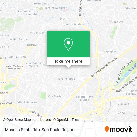 Massas Santa Rita map