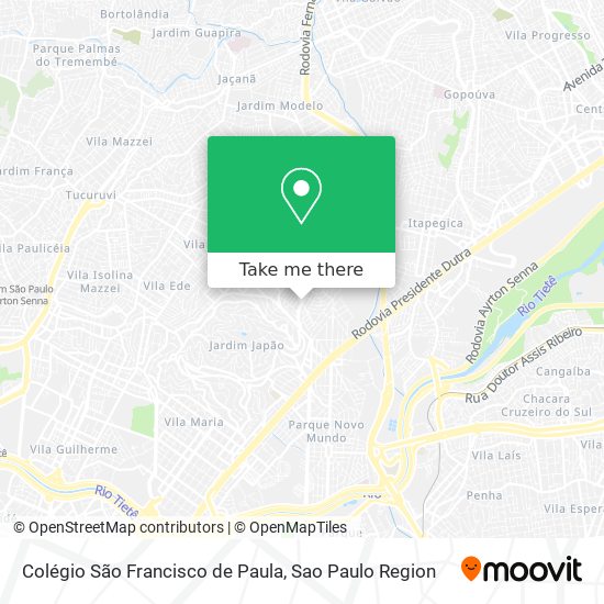 Colégio São Francisco de Paula map