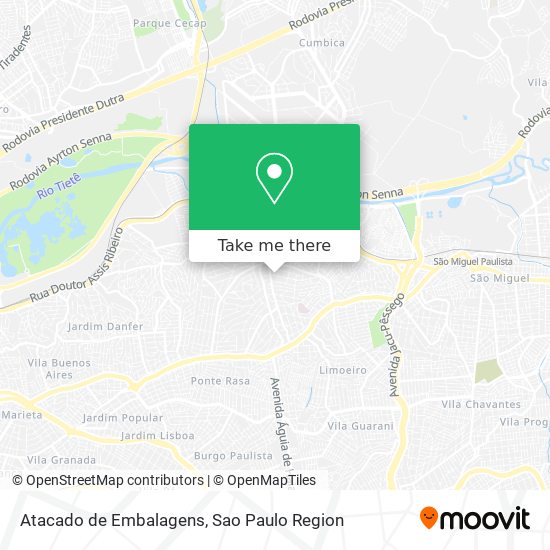 Atacado de Embalagens map