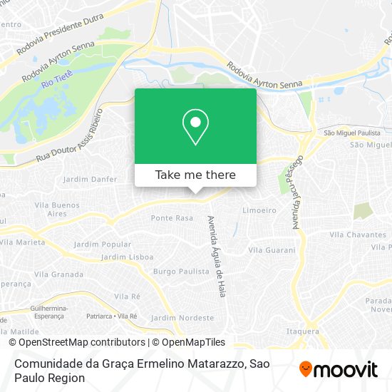 Comunidade da Graça Ermelino Matarazzo map