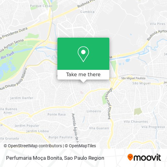 Perfumaria Moça Bonita map