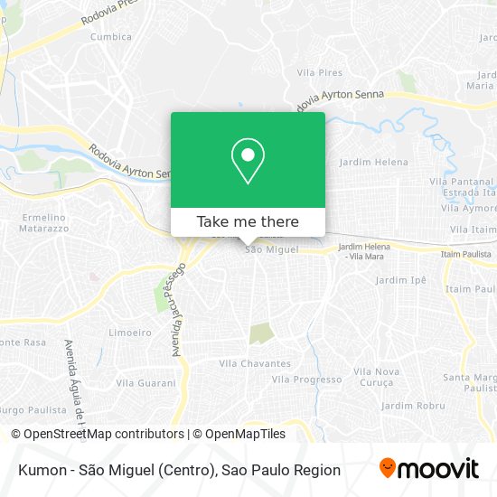 Kumon - São Miguel (Centro) map