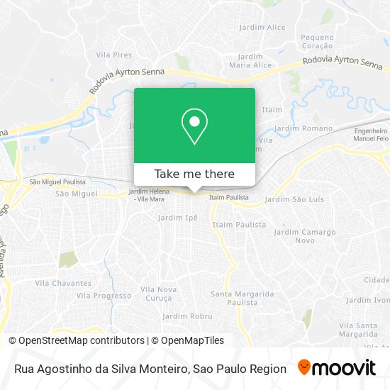 Rua Agostinho da Silva Monteiro map