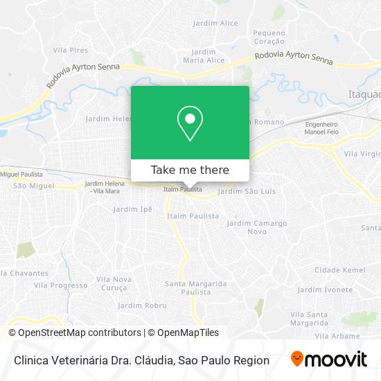 Clinica Veterinária Dra. Cláudia map