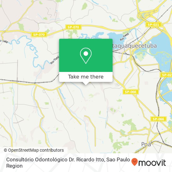 Mapa Consultório Odontológico Dr. Ricardo Itto