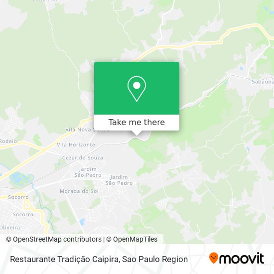 Restaurante Tradição Caipira map
