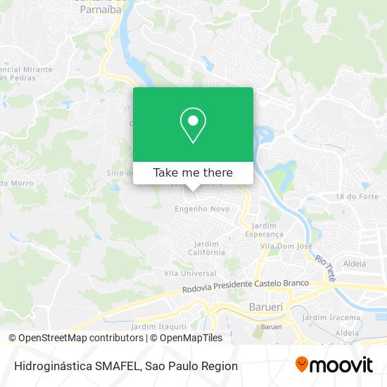 Hidroginástica SMAFEL map