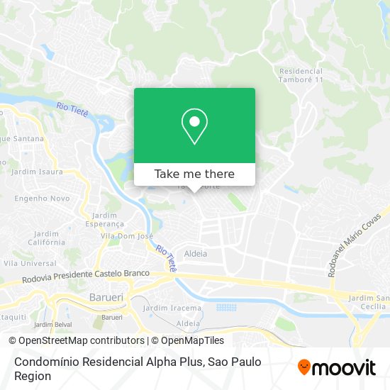 Mapa Condomínio Residencial Alpha Plus