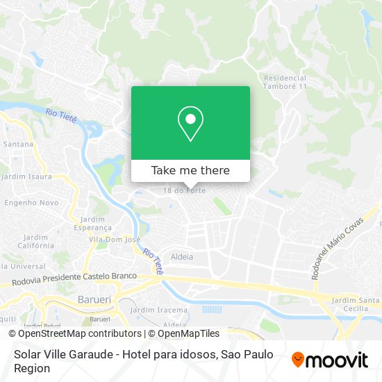 Solar Ville Garaude - Hotel para idosos map
