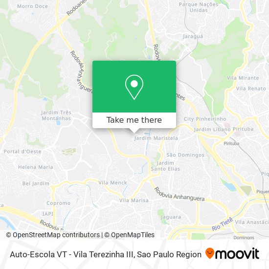 Auto-Escola VT - Vila Terezinha III map
