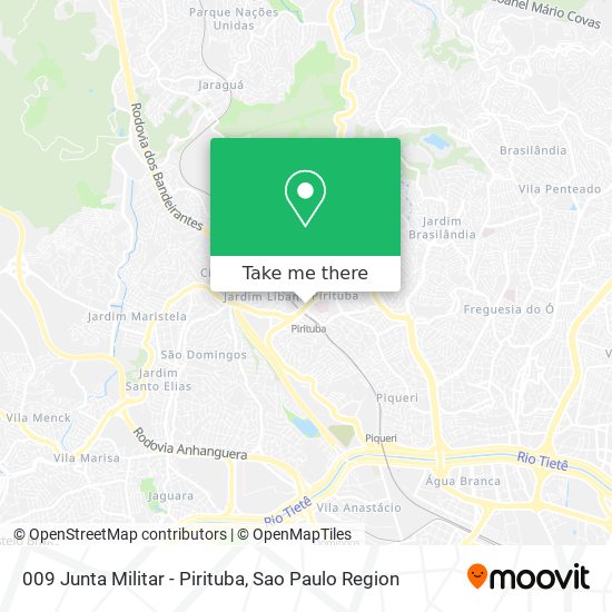 009 Junta Militar - Pirituba map