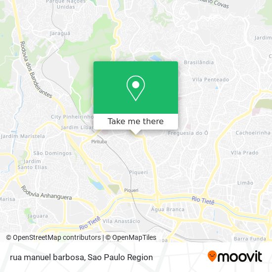 rua manuel barbosa map