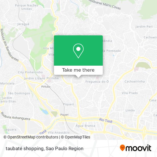 taubaté shopping map