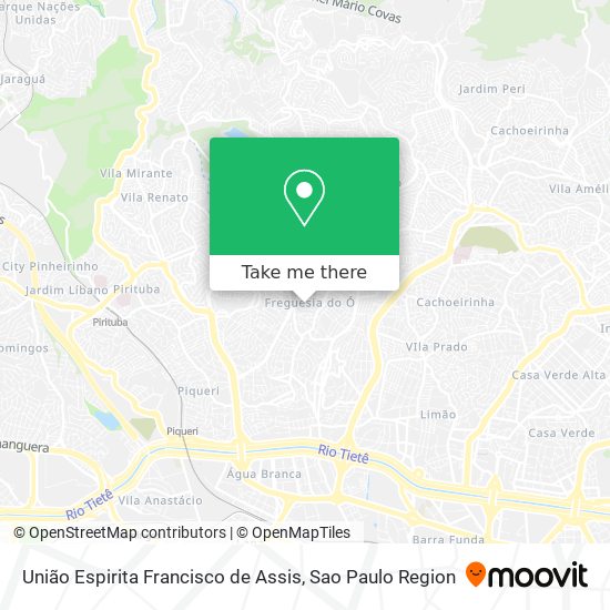 União Espirita Francisco de Assis map