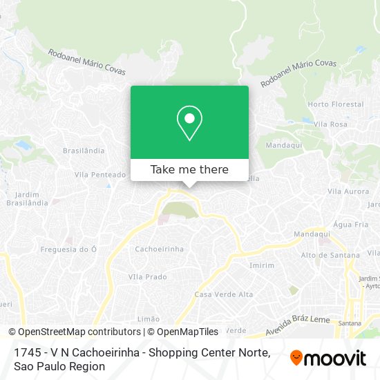 1745 - V N Cachoeirinha - Shopping Center Norte map