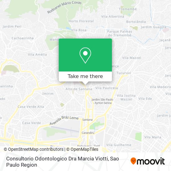 Mapa Consultorio Odontologico Dra Marcia Viotti