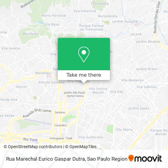 Rua Marechal Eurico Gaspar Dutra map