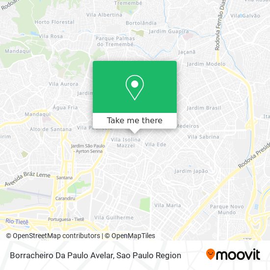 Borracheiro Da Paulo Avelar map