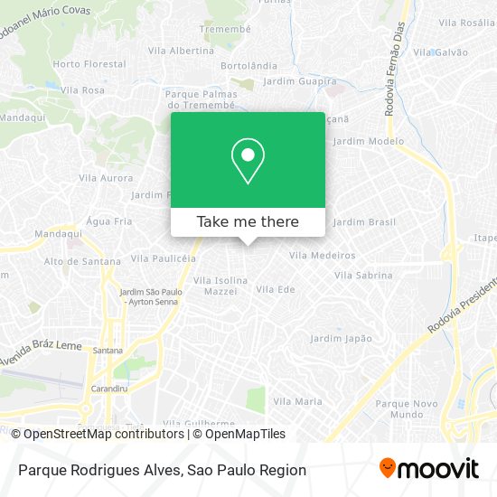 Parque Rodrigues Alves map