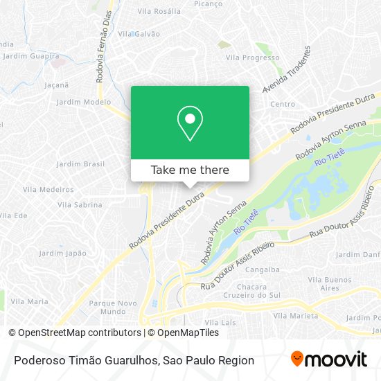 Poderoso Timão Guarulhos map