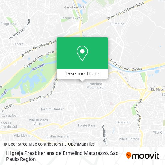 II Igreja Presbiteriana de Ermelino Matarazzo map