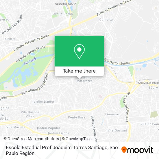 Escola Estadual Prof Joaquim Torres Santiago map