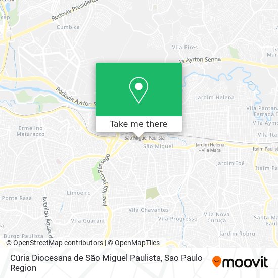 Cúria Diocesana de São Miguel Paulista map