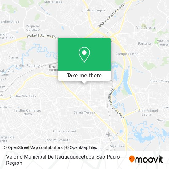 Mapa Velório Municipal De Itaquaquecetuba