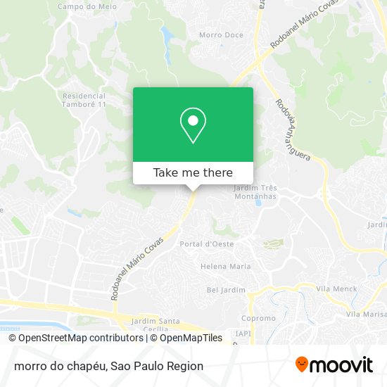 morro do chapéu map