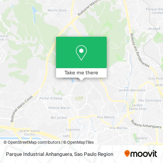 Parque Industrial Anhanguera map