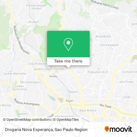 Drogaria Nova Esperança map