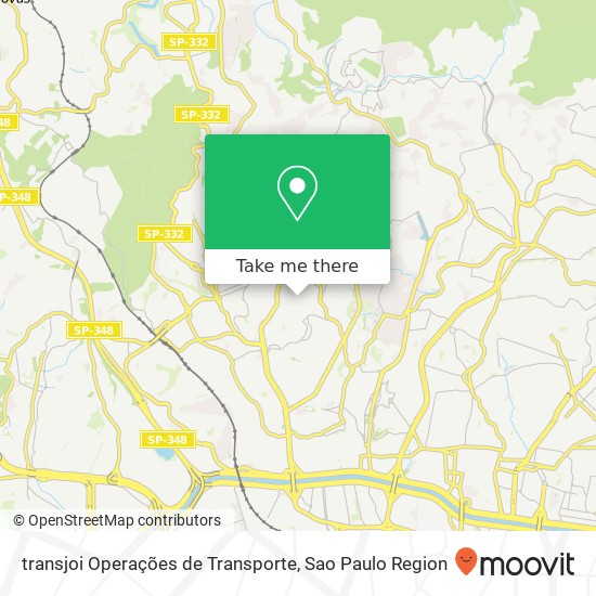 Mapa transjoi Operações de Transporte