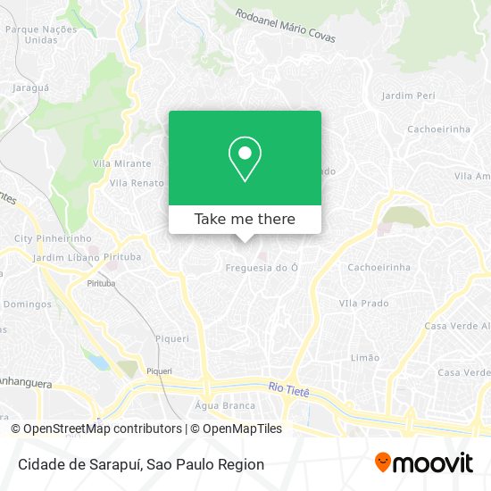 Cidade de Sarapuí map