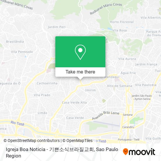 Igreja Boa Noticia - 기쁜소식브라질교회 map