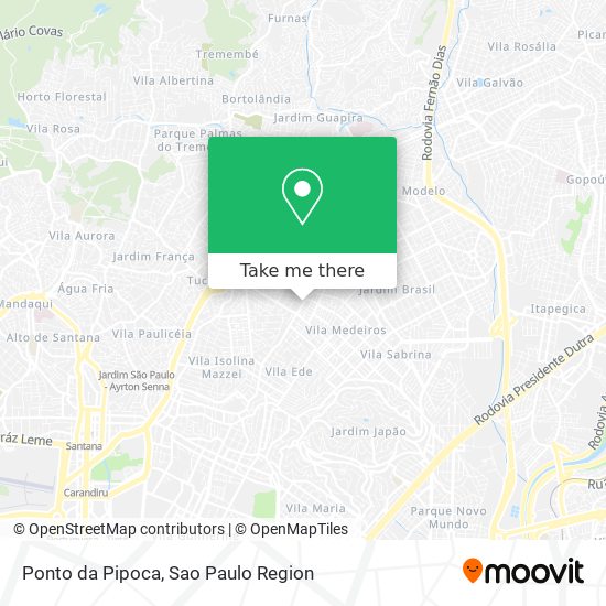 Ponto da Pipoca map