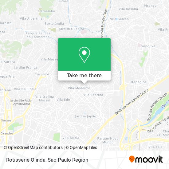 Mapa Rotisserie Olinda