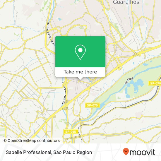 Sabelle Professional map