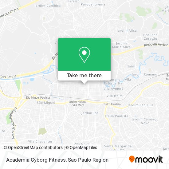 Academia Cyborg Fitness map
