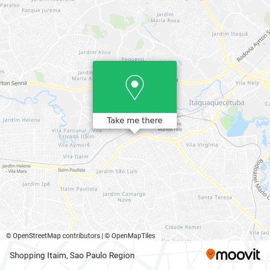 Shopping Itaim map