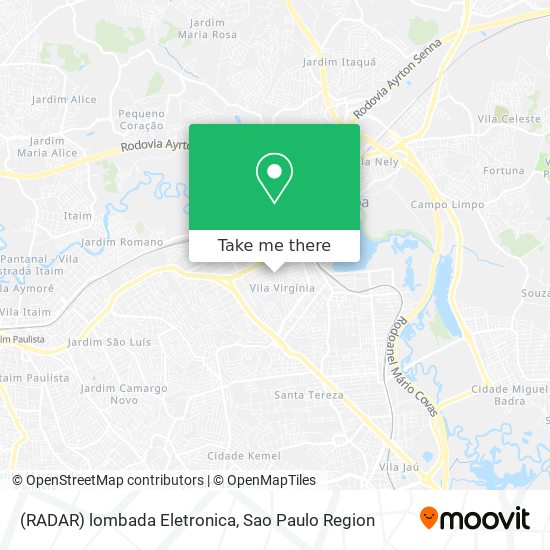(RADAR) lombada Eletronica map