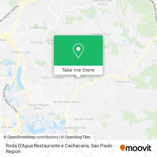 Roda D'Agua Restaurante e Cachacaria map