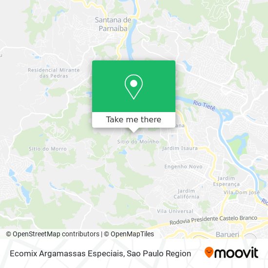 Ecomix Argamassas Especiais map